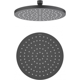 Круглый верхний душ 220*12 мм AQUATEK, матовый черный AQ2086MB