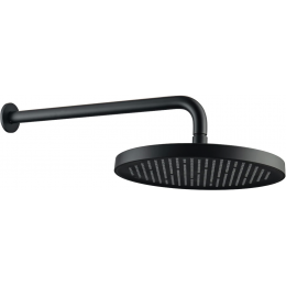 Верхний душ настенный 260мм AQUATEK, матовый черный AQ2080MB