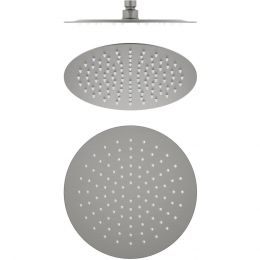 AQ2073BGM круглый верхний душ 250*2 мм, оружейная сталь