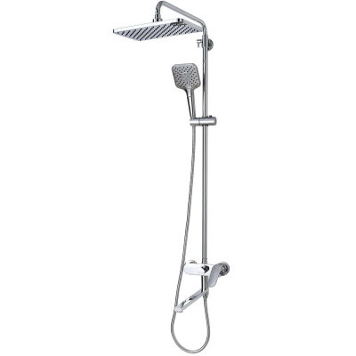 AQ2840CR НИКА душевая система (смеситель для ванны) 3 jet 300х193 мм с длинным изливом купить с доставкой. 100% Оригинал. Гарантия!