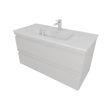 Тумба с раковиной Aquatek Вега 100 AQ77100-LG серый туман купить с доставкой. 100% Оригинал. Гарантия!