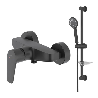 AQ1160MB БЕТТА смеситель для душа, матовый черный + AQ2013MB БЕТТА душевой гарнитур 3jet 65 см, матовый черный купить с доставкой. 100% Оригинал. Гарантия! AQ1160MB БЕТТА смеситель для душа, матовый черный + AQ2013MB БЕТТА душевой гарнитур 3jet 65 см, матовый черный купить с доставкой. 100% Оригинал. Гарантия!