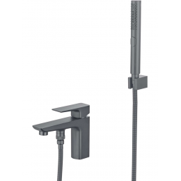 AQ1044BGM ВЕГА смеситель врезной на борт ванны на 1 отв., оружейная сталь AQ1044BGM ВЕГА смеситель врезной на борт ванны на 1 отв., оружейная сталь