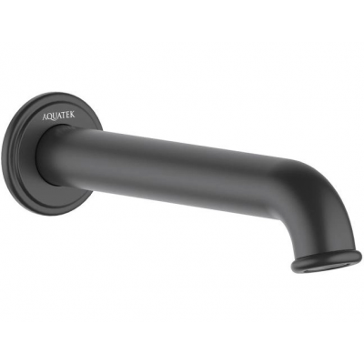 Излив для ванны 182 мм AQUATEK, матовый черный AQ1541MB КЛАССИК купить с доставкой. 100% Оригинал. Гарантия!