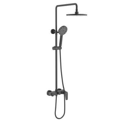 Душевая система AQUATEK, матовый черный AQ2140MB БЕТТА купить с доставкой. 100% Оригинал. Гарантия!