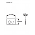 Кнопка смыва Aquatek Pneumo S PNS-0000012 хром купить с доставкой. 100% Оригинал. Гарантия!