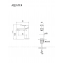 AQ1710BG ЛУГАНО смеситель для раковины 106 без донного клапана, шлиф. золото купить с доставкой. 100% Оригинал. Гарантия!