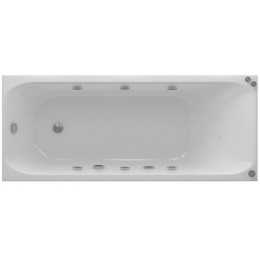 Акриловая ванна АКВАТЕК Альфа 170x70 ALF170-0000007 с фронтальным экраном (слив слева), с гидромассажем Standard (пневмоуправление) Акриловая ванна АКВАТЕК Альфа 170x70 ALF170-0000007 с фронтальным экраном (слив слева), с гидромассажем Standard (пневмоуправление)