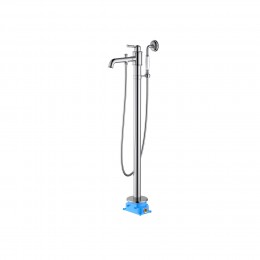 Смеситель для ванны напольный (внешняя и скрытая часть) AQUATEK AQ1545CR КЛАССИК