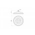 Верхний душ 220 мм AQUATEK AQ2088CR КЛАССИК