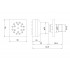 Боковая форсунка 50*50 AQUATEK AQ2098CR