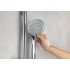 AQ1042CR ВЕГА смеситель для ванны с длинным изливом + AQ2011CR ВЕГА душевой гарнитур 3jet 73см