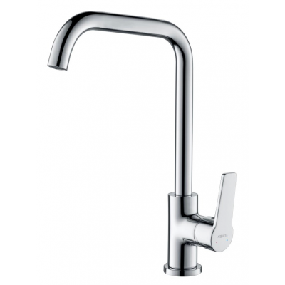 AQ1781CR ЛУГАНО смеситель для кухни (квадратный излив), хром купить с доставкой. 100% Оригинал. Гарантия!