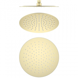 AQ2073BG круглый верхний душ 250*2 мм, шлиф. золото