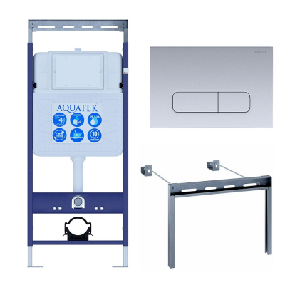 Инсталляция для подвесного унитаза Aquatek Easy Fix 50 INS-0000010, кнопка смыва хром + крепеж купить с доставкой. 100% Оригинал. Гарантия! Инсталляция для подвесного унитаза Aquatek Easy Fix 50 INS-0000010, кнопка смыва хром + крепеж купить с доставкой. 100% Оригинал. Гарантия!