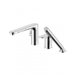 AQ1848CR НИКА смеситель на борт ванны на 3 отв. AQ1848CR НИКА смеситель на борт ванны на 3 отв.