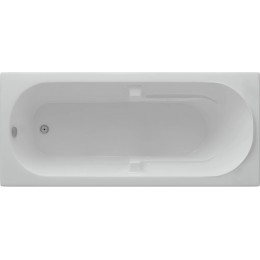 Акриловая ванна Акватек Лея LEY170-0000015 170x75 слив слева, вклеенный каркас, с фронтальным экраном