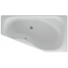 Акриловая ванна Aquatek Медея 170x95 MED180-0000010 правая, без гидромассажа, с фронтальным и левым боковым экраном (вклеенный каркас)