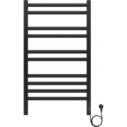 Полотенцесушитель электрический 500x900 Aquatek Поларис AQ EL KO1090BL черный