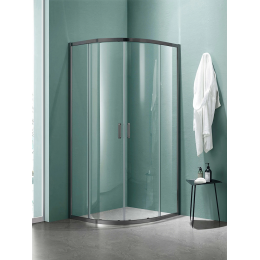 Душевой уголок Aquatek 90x90 AQ ARI RO 09020GM оружейная сталь