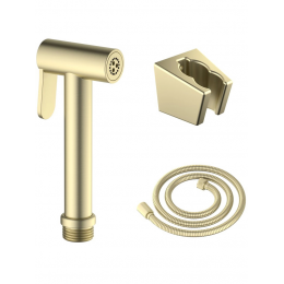 AQ2054BG гигиенический ручной душ со шлангом 120 см и держателем, шлиф. золото AQ2054BG гигиенический ручной душ со шлангом 120 см и держателем, шлиф. золото