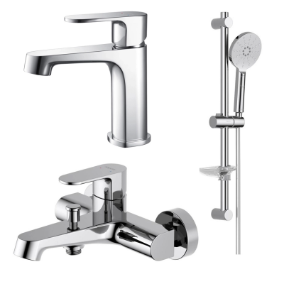 AQ1210CR ОБЕРОН смеситель для раковины 98, без донного клапана + AQ1240CR ОБЕРОН смеситель для ванны + AQ2014CR ОБЕРОН душевой гарнитур 3jet 60 см купить с доставкой. 100% Оригинал. Гарантия! AQ1210CR ОБЕРОН смеситель для раковины 98, без донного клапана + AQ1240CR ОБЕРОН смеситель для ванны + AQ2014CR ОБЕРОН душевой гарнитур 3jet 60 см купить с доставкой. 100% Оригинал. Гарантия!