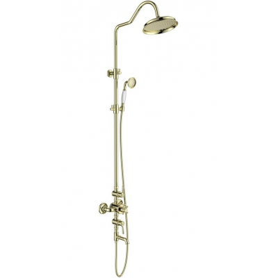 Термостатическая душевая система с изливом AQUATEK, полир. золото AQ2543PG КЛАССИК купить с доставкой. 100% Оригинал. Гарантия!