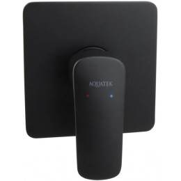Смеситель для душа AQUATEK (внешняя и скрытая часть), матовый черный AQ1066MB ВЕГА Смеситель для душа AQUATEK (внешняя и скрытая часть), матовый черный AQ1066MB ВЕГА