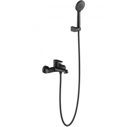 Смеситель для ванны с душевым набором AQUATEK, матовый черный AQ1249MB ОБЕРОН Смеситель для ванны с душевым набором AQUATEK, матовый черный AQ1249MB ОБЕРОН
