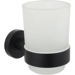 Стакан с держателем AQUATEK, матовый черный AQ4004MB ВЕГА Стакан с держателем AQUATEK, матовый черный AQ4004MB ВЕГА