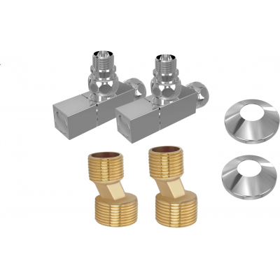 Комплект фитингов Aquatek AQ 2020CH вентиль квадрат хром купить с доставкой. 100% Оригинал. Гарантия!