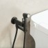 AQ1819MB НИКА комплект для гигиенического душа встроенный (смеситель + гигиеническая лейка + шланг), матовый черный