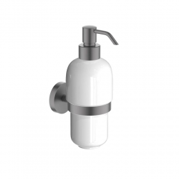 Дозатор для жидкого мыла Aquatek AQ4605BGM оружейная сталь