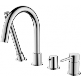 Смеситель на борт ванны на 4 отв. AQUATEK AQ1348CR ЕВРОПА Смеситель на борт ванны на 4 отв. AQUATEK AQ1348CR ЕВРОПА