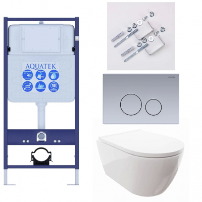 Комплект унитаз с инсталляцией, кнопкой и сиденьем Aquatek Поларис SET AQUATEK ПОЛАРИС-036 4в1 купить с доставкой. 100% Оригинал. Гарантия! Комплект унитаз с инсталляцией, кнопкой и сиденьем Aquatek Поларис SET AQUATEK ПОЛАРИС-036 4в1 купить с доставкой. 100% Оригинал. Гарантия!