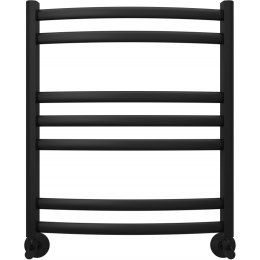 Полотенцесушитель водяной 500x600 Aquatek Лугано AQ DOC0760BL черный