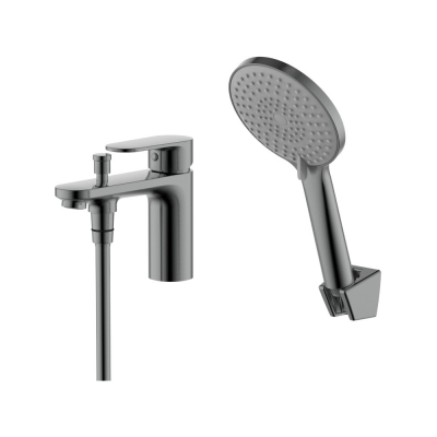 AQ1844BGM НИКА смеситель врезной на борт ванны на 1 отв., оружейная сталь купить с доставкой. 100% Оригинал. Гарантия! AQ1844BGM НИКА смеситель врезной на борт ванны на 1 отв., оружейная сталь купить с доставкой. 100% Оригинал. Гарантия!