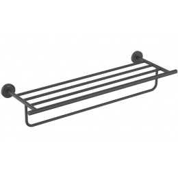 Полка для полотенец Aquatek Оберон AQ4215MB черный