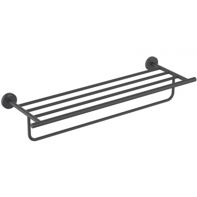 Полка для полотенец Aquatek Оберон AQ4215MB черный купить с доставкой. 100% Оригинал. Гарантия!