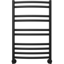 Полотенцесушитель водяной 500x800 Aquatek Лугано AQ DOC1080BL черный