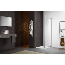 Душевая дверь в нишу Aquatek 90 см. профиль хром, стекло прозрачное Душевая дверь в нишу Aquatek 90 см. профиль хром, стекло прозрачное