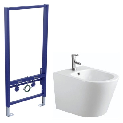 Комплект биде подвесное Aquatek Вега AQ1057-MW+инсталляция Aquatek Standart 50 INSB-0000001 купить с доставкой. 100% Оригинал. Гарантия!