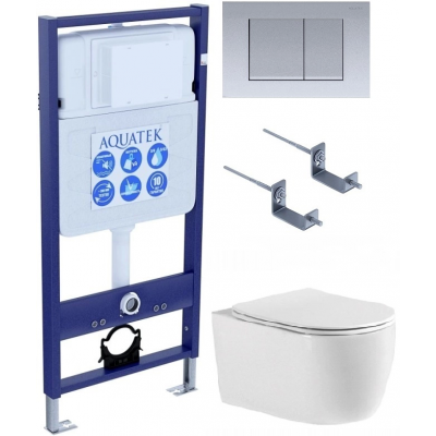Комплект унитаз с инсталляцией, кнопкой и сиденьем Aquatek Standart SET AQUATEK ЕВРОПА cmp011 купить с доставкой. 100% Оригинал. Гарантия! Комплект унитаз с инсталляцией, кнопкой и сиденьем Aquatek Standart SET AQUATEK ЕВРОПА cmp011 купить с доставкой. 100% Оригинал. Гарантия!
