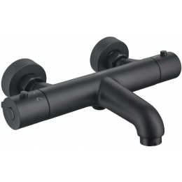 Термостатический смеситель для ванны AQUATEK, матовый черный AQ1043MB Термостатический смеситель для ванны AQUATEK, матовый черный AQ1043MB