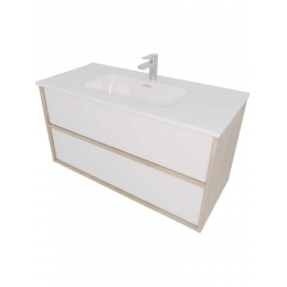 Тумба с раковиной Aquatek Либра 100 AQ66100-DO-MW белый матовый Тумба с раковиной Aquatek Либра 100 AQ66100-DO-MW белый матовый