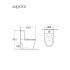 Унитаз-компакт напольный безободковый с бачком AQUATEK ВЕГА AQ2904T-00 630*385*815 мм, горизонтальный выпуск, смыв ТОРНАДО, тонкое сиденье с механизмом плавного закрывания, крепеж купить с доставкой. 100% Оригинал. Гарантия! Унитаз-компакт напольный безободковый с бачком AQUATEK ВЕГА AQ2904T-00 630*385*815 мм, горизонтальный выпуск, смыв ТОРНАДО, тонкое сиденье с механизмом плавного закрывания, крепеж купить с доставкой. 100% Оригинал. Гарантия!