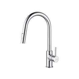 Смеситель для кухни с вытяжным изливом 2jet AQUATEK AQ1384CR ЕВРОПА