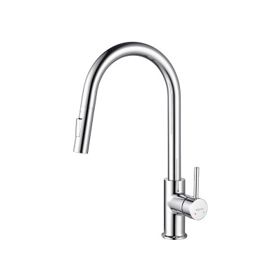 Смеситель для кухни с вытяжным изливом 2jet AQUATEK AQ1384CR ЕВРОПА
