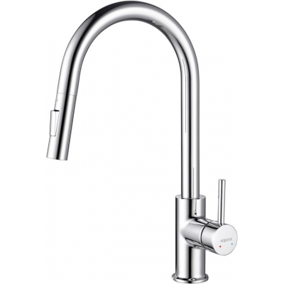 Смеситель для кухни с вытяжным изливом 2jet AQUATEK AQ1384CR ЕВРОПА купить с доставкой. 100% Оригинал. Гарантия!