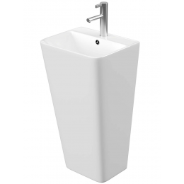 Напольная раковина с креплением к стене AQ4401-00 Aquatek Optima Square 440x380x835 